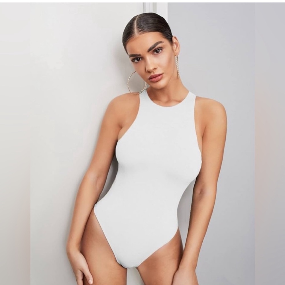 ZARA SZ L White BODYSUIT
